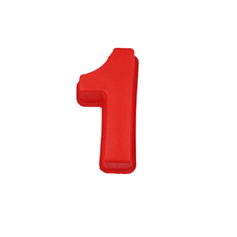10 Inch Silicone Number Cake Mould Birthday Baking Pan Fondant Tools - 6 or 9