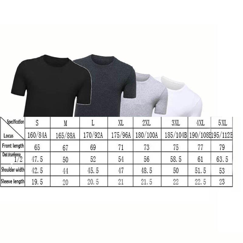 Men T-shirt Plain Blank Heavy Cotton Basic Tee Short Sleeve Large S - 5XL White - XL