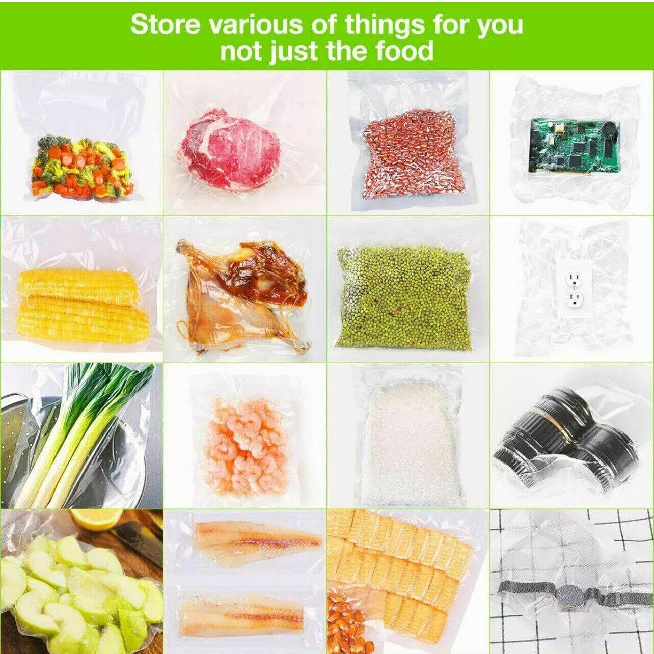 1-10x Commercial Heat-Resistant Vacuum Sealer Rolls for Food Storage - 2 Rolls (32cm x 5m)