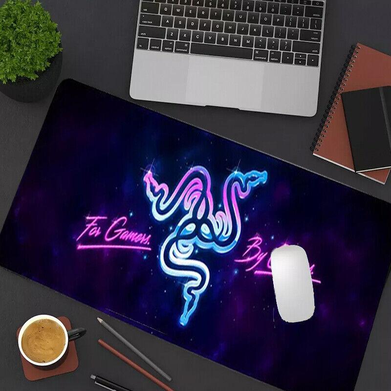 Gaming Keyboard and Mouse Pad Extended Desk Mat 800x300mm Non Slip Base - 07