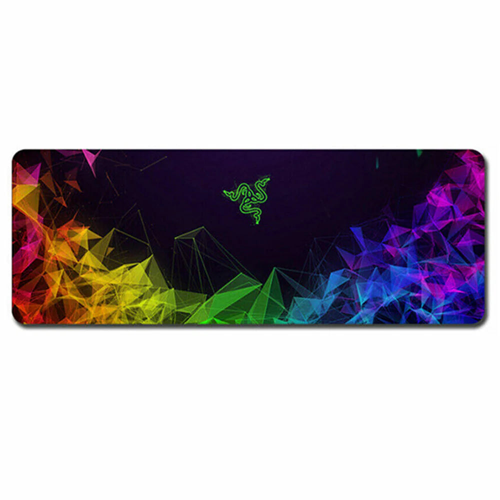 Gaming Keyboard and Mouse Pad Extended Desk Mat 800x300mm Non Slip Base - 11