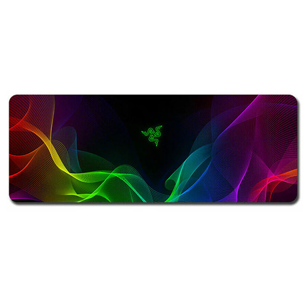 Gaming Keyboard and Mouse Pad Extended Desk Mat 800x300mm Non Slip Base - 15