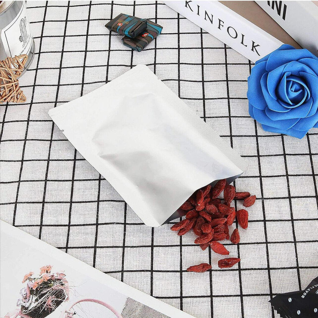 100/200X Aluminum Foil Heat Seal Mylar Food Vacuum Bags 6 Sizes - 25x35cm x 100 PCS