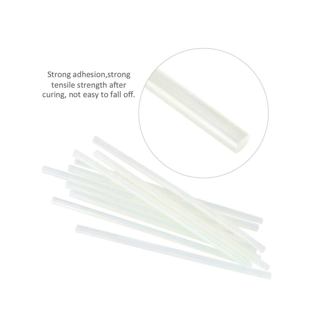 Clear Hot Melt Glue Sticks Adhesive Craft Stick for DIY Glue Tool 7mm 11mm - 7mm x 100mm 10pcs