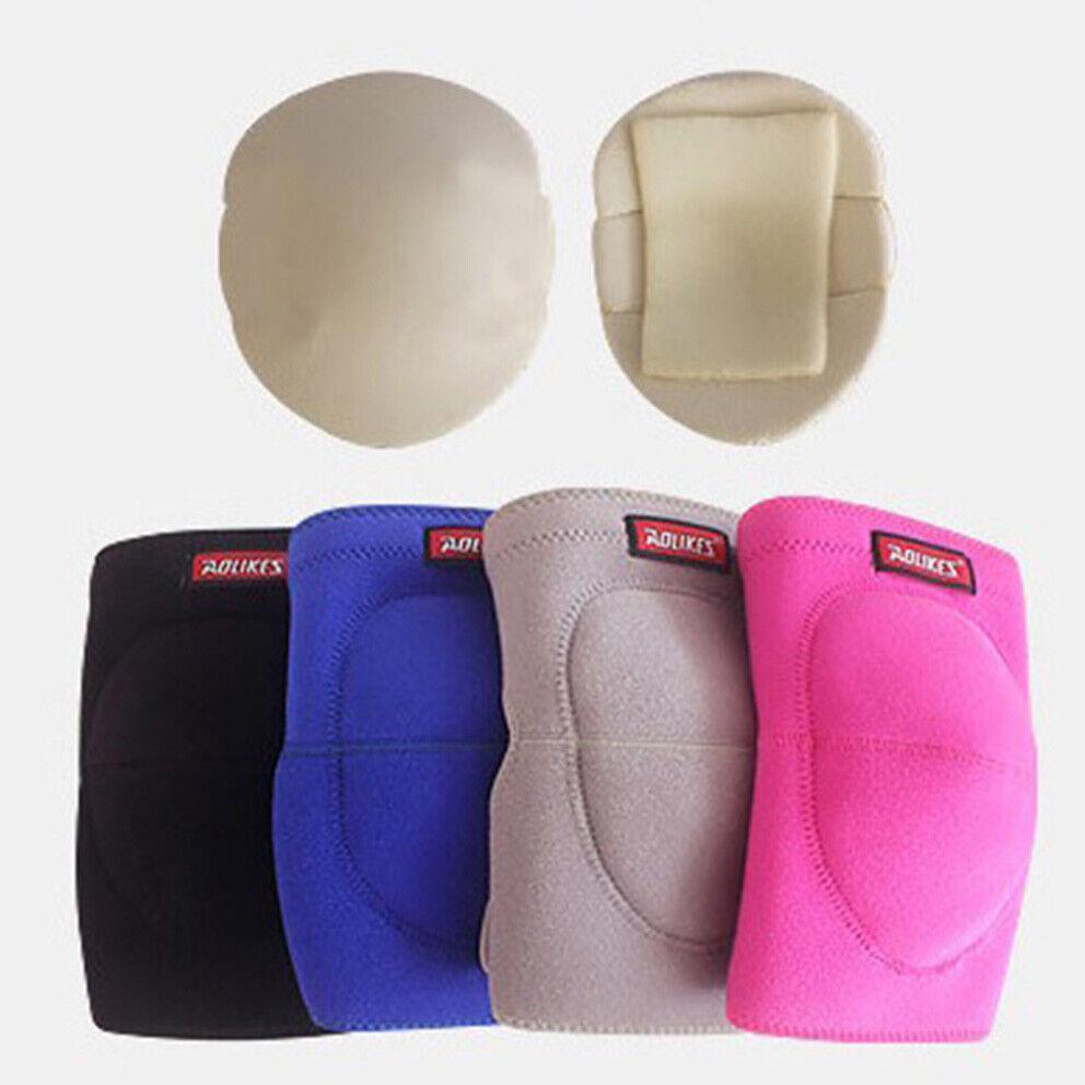 AOLIKES® Knee Pad Crashproof Antislip Brace Leg Sleeve Protector Guard Support M - Pink M *1 Pair