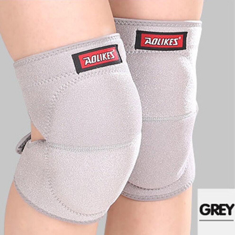 AOLIKES® Knee Pad Crashproof Antislip Brace Leg Sleeve Protector Guard Support M - Pink M *1 Pair