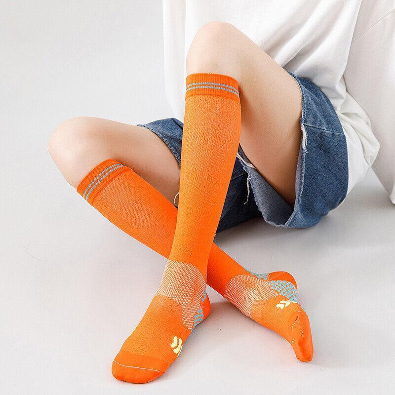 Compression Socks Miracle Copper Anti Fatigue Unisex Travel DVT Comfort 2XL - 1Pair  White