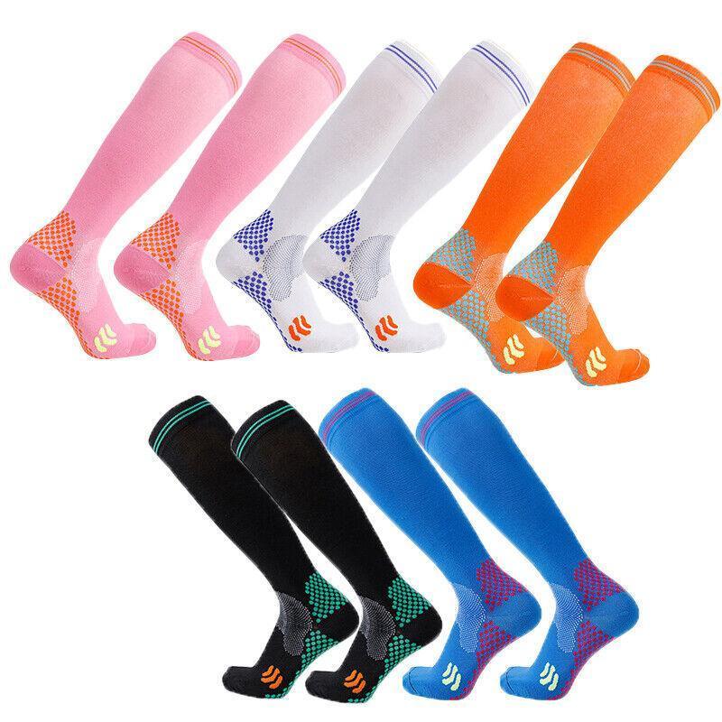 Compression Socks Miracle Copper Anti Fatigue Unisex Travel DVT Comfort 2XL - 1Pair  Black
