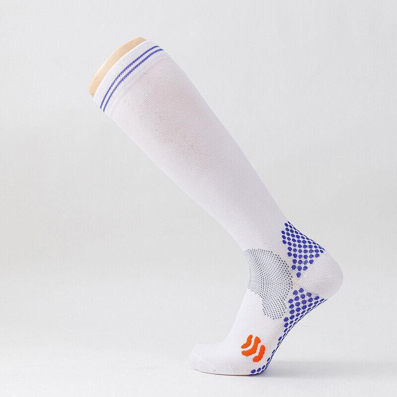 Compression Socks Miracle Copper Anti Fatigue Unisex Travel DVT Comfort 2XL - 1Pair  Blue
