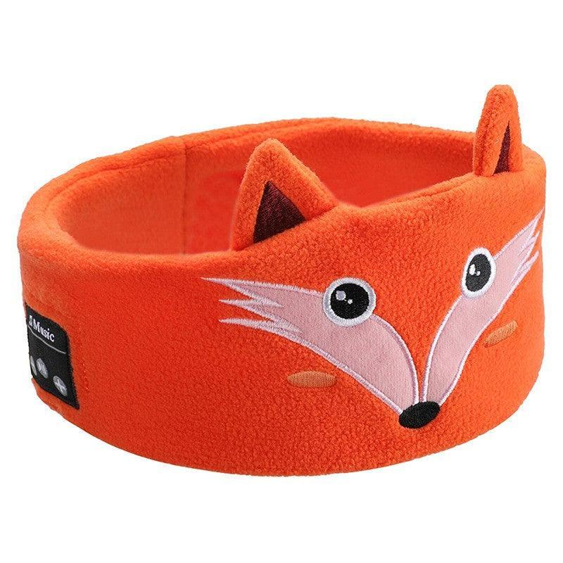 Cute Bluetooth Headband Headphones Wireless Sleep Music Mask with Mic - Grey-Hippo