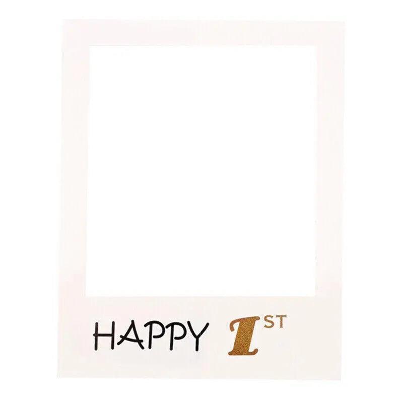 1Th 18Th-60Th Photo Booth Props Picture Frame Wedding Birthday Party Decoration - Happy 18TH