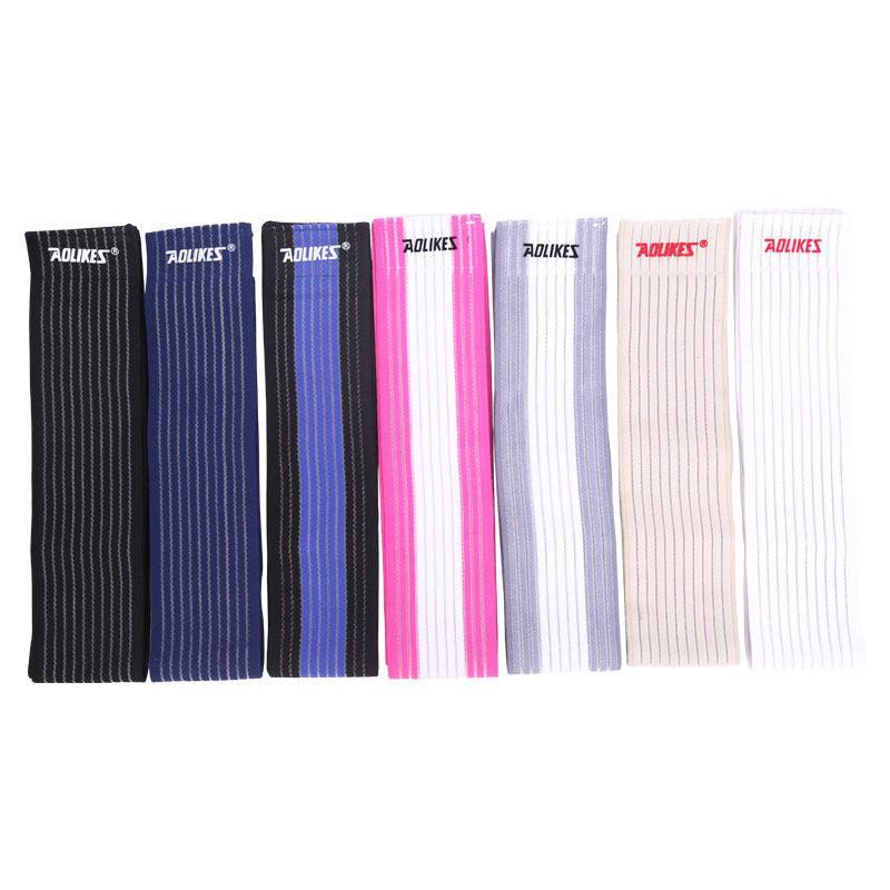 Sports Gym Bandage Wrap Compression Strap Wrist Knee Leg Ankle Elbow Band 180Cm - Black