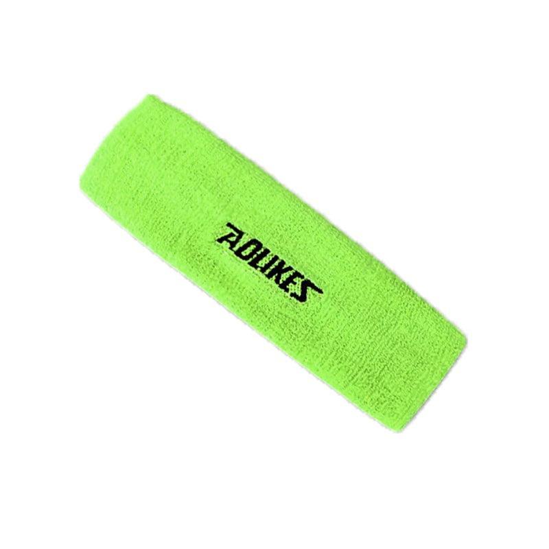 Aolikes Headbands Sweatband Cotton Hair Gym Yoga Stretch Sport Sweat Band - Grey