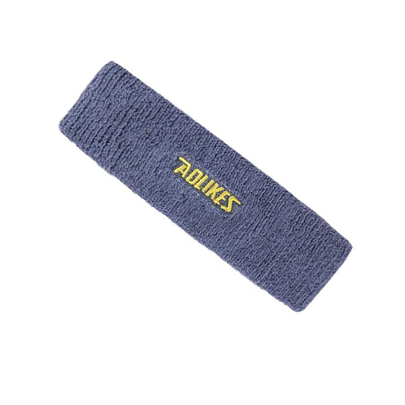 Aolikes Headbands Sweatband Cotton Hair Gym Yoga Stretch Sport Sweat Band - Green