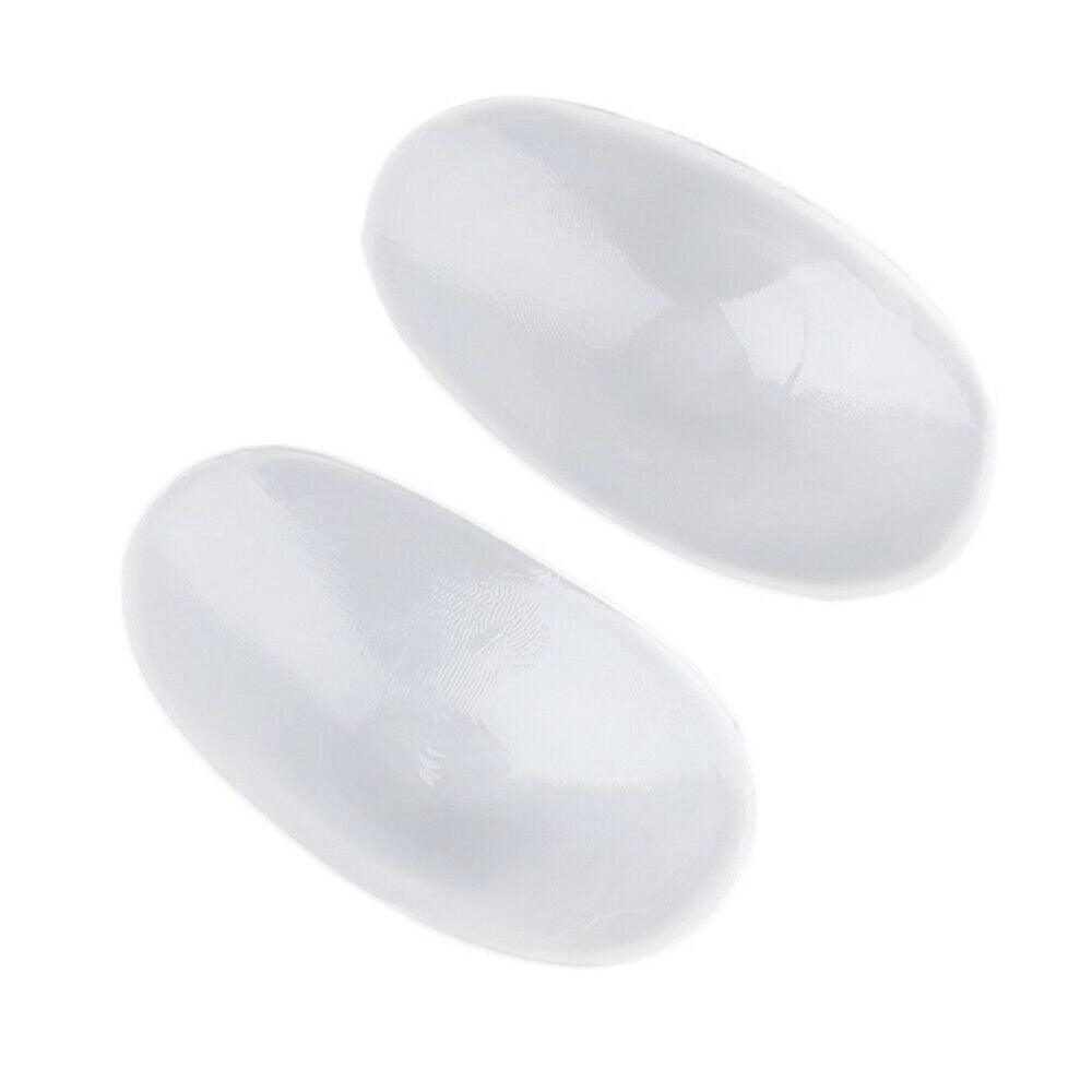 2Pcs Soft Anti-Slip Invisible Shoulder Pads Naturally Increased Silicone /Sponge - Beige (Sponge)