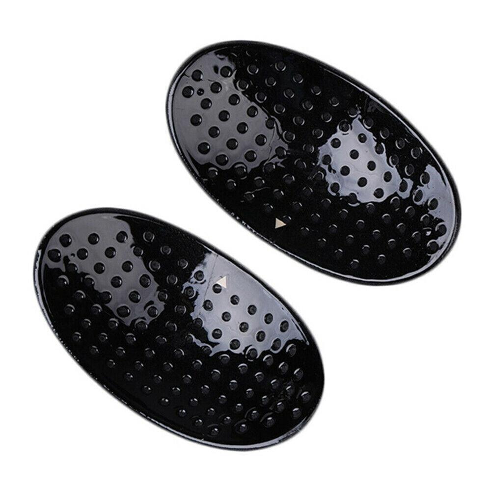 2Pcs Soft Anti-Slip Invisible Shoulder Pads Naturally Increased Silicone /Sponge - Beige (Silicone)
