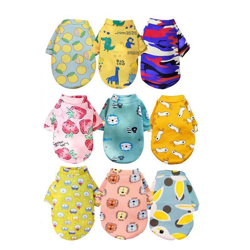 XS Cute Pet Dog Warm Jumper Sweater Clothes Cat Knitwear Knitted Coats Winter - Yellow Duck