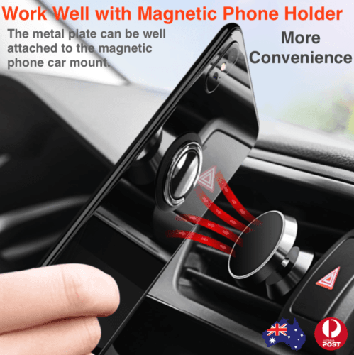 Iring Phone Ring Finger Holder Stand Car Mount Hook For Iphone Ipad Mobile Grip - A8- Purple