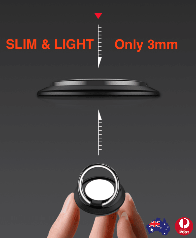 Iring Phone Ring Finger Holder Stand Car Mount Hook For Iphone Ipad Mobile Grip - F- Gold