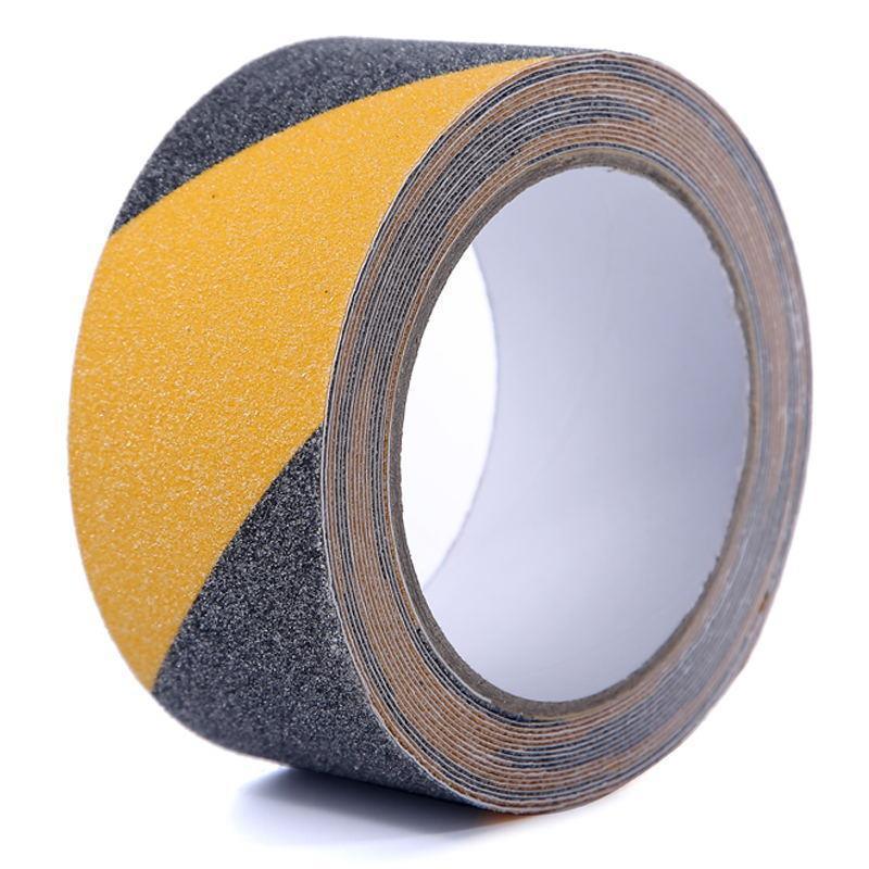 Anti Slip Tape High Grip Adhesive For Flooring Stair Tread - Yellow&Black (5cm x 5m)