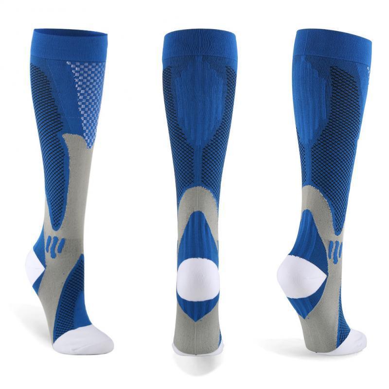 Copper Compression Socks for Running Travel Sports Anti Fatigue Support S/M Unisex - Black