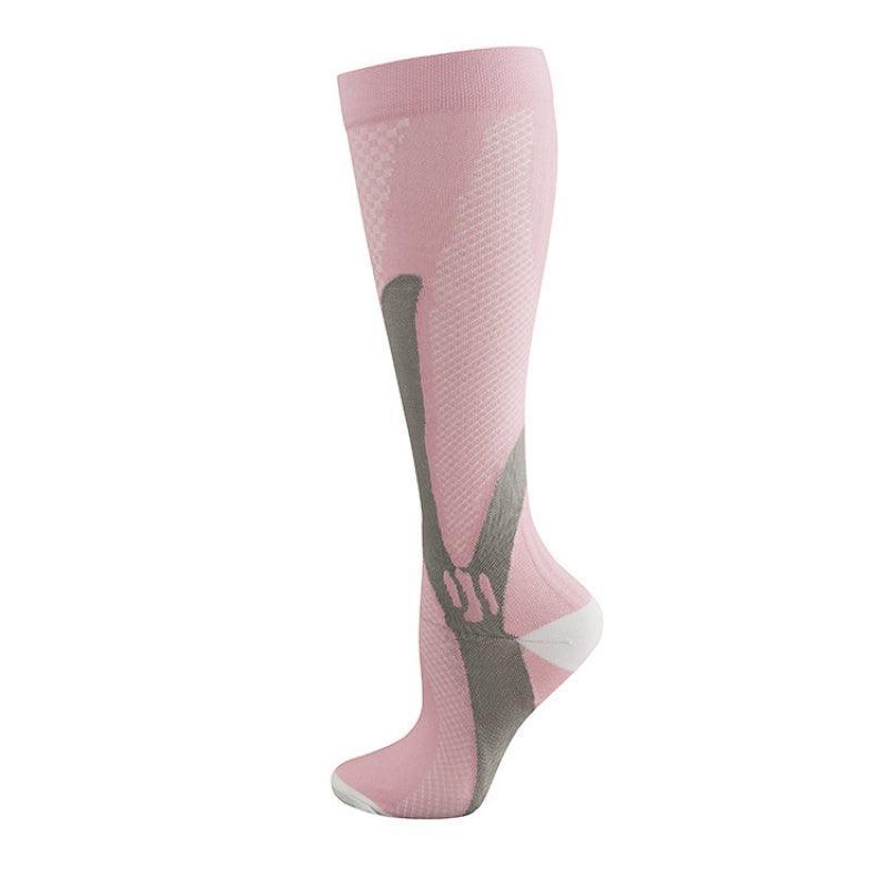 Copper Compression Socks for Running Travel Sports Anti Fatigue Support S/M Unisex - Black