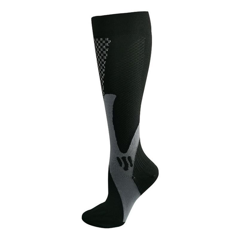 Copper Compression Socks for Running Travel Sports Anti Fatigue Support S/M Unisex - Blue