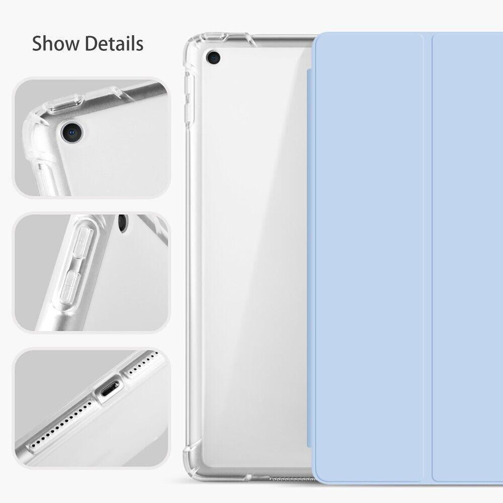 Shockproof Silicone iPad Air 3 Cover with Pencil Slot and Smart Wake - Grey