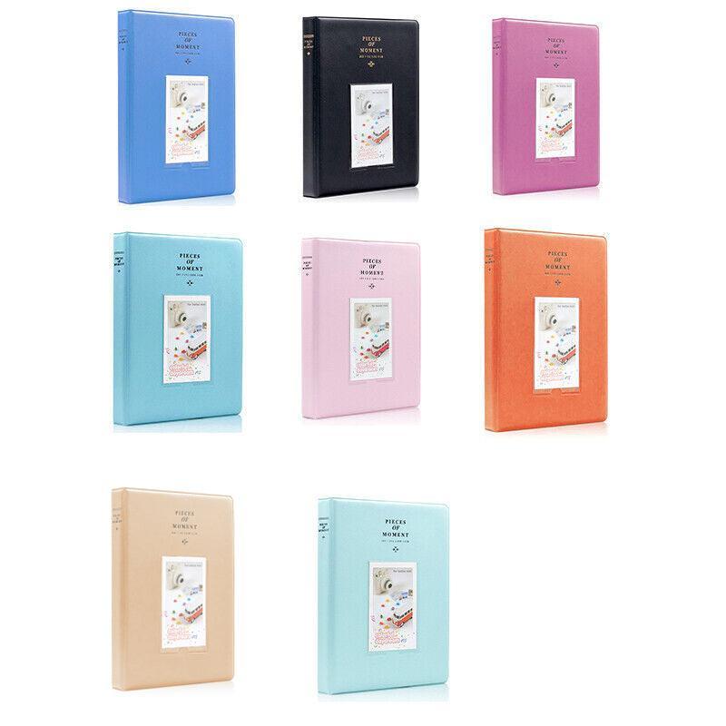 128 Pockets Album Case Storage For Polaroid Photo FujiFilm Camera Film - Pink