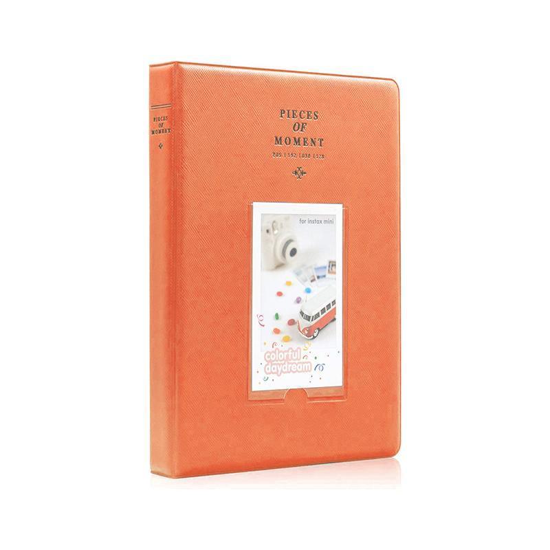 128 Pockets Album Case Storage For Polaroid Photo FujiFilm Camera Film - Pink