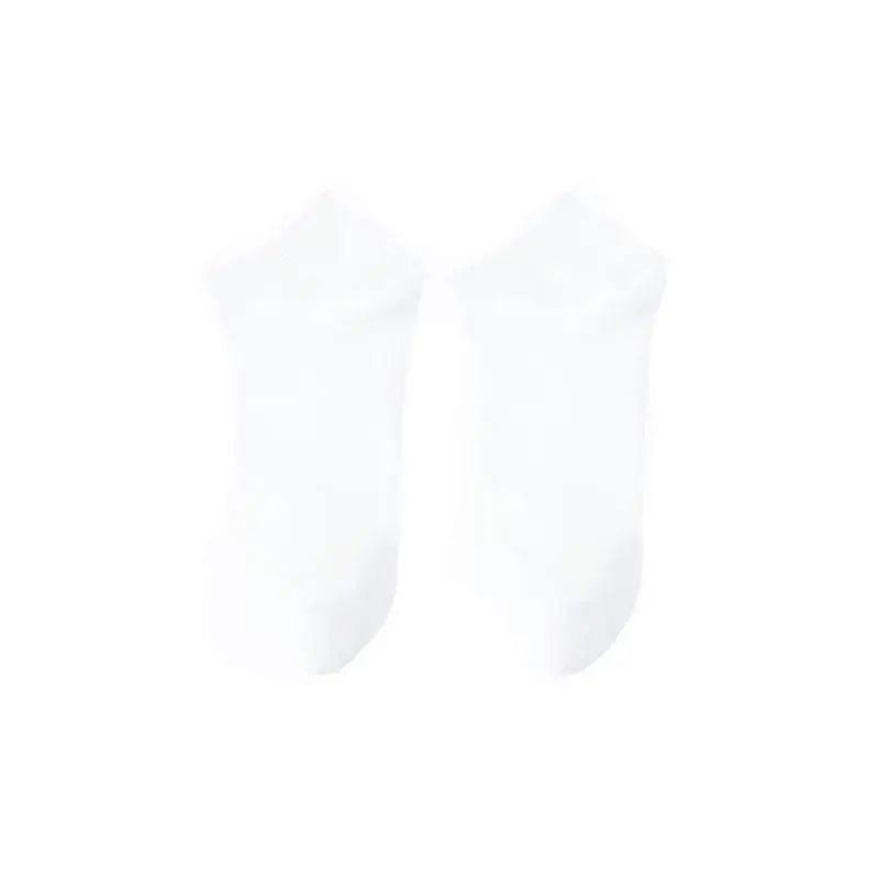 5X Pairs Low Cut Socks Cotton Soft Breathable Non-Slip Casual Ankle - Dark Grey (5 Pairs)