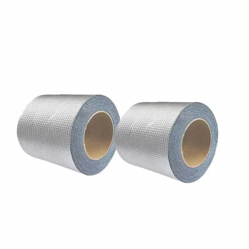 5M Waterproof Tape Butyl Rubber Aluminium Foil Roof Pipe Caravan Repair Flashing - 10cm* 5m* 1 Unit