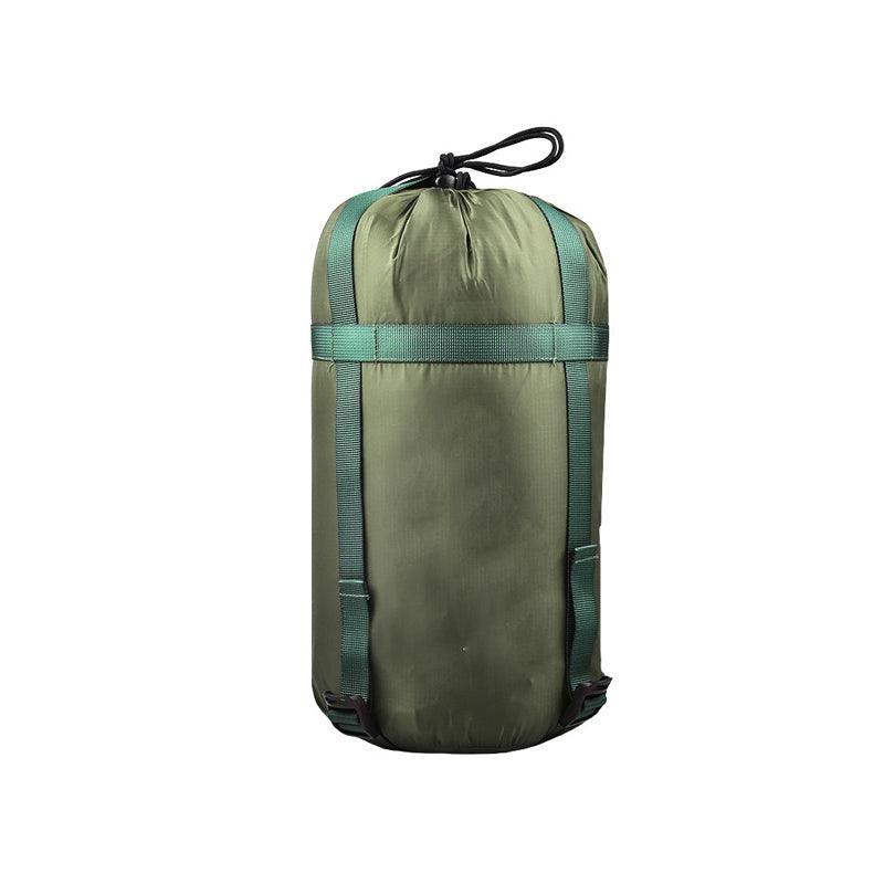 Camping Sleeping Bag Compression Sack Waterproof Outdoor Storage Bag - Wine Red