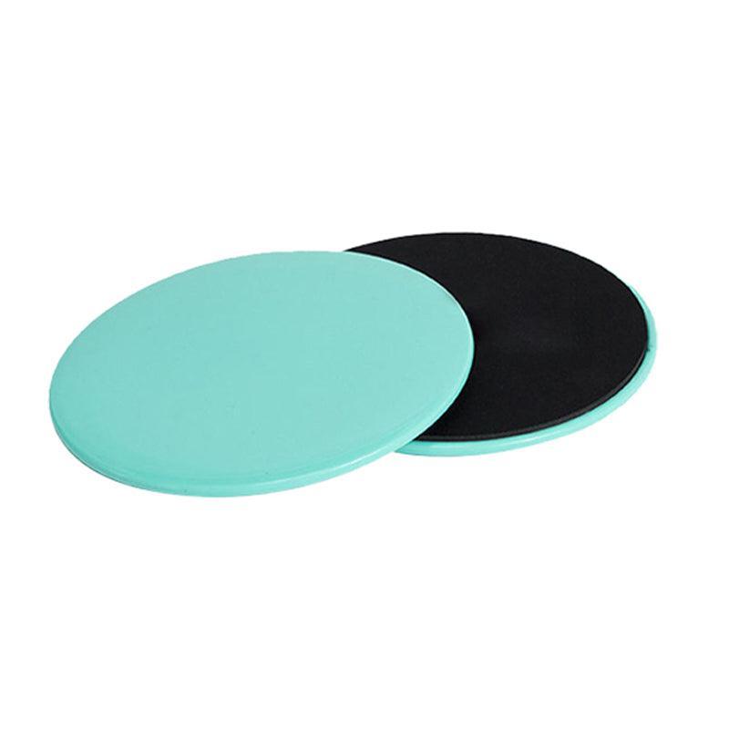 2PCS Core Sliding Discs Fitness Sliders for Home Gym Yoga Gliding Exercise 17cm - Black