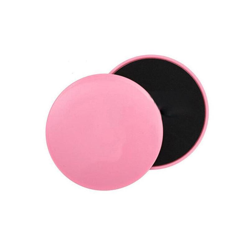 2PCS Core Sliding Discs Fitness Sliders for Home Gym Yoga Gliding Exercise 17cm - Black