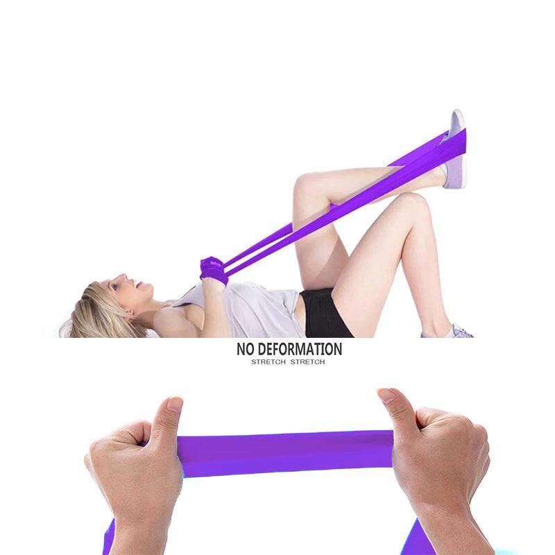 1.5m Elastic Yoga Stretch Resistance Bands Exercise Fitness Band Theraband - Green