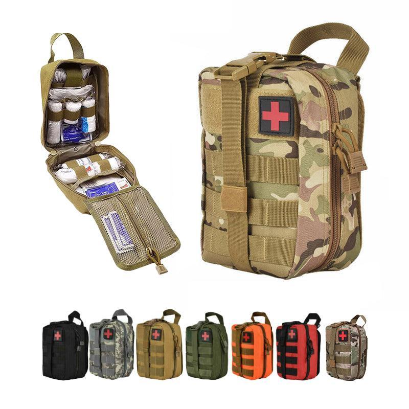 Tactical Molle Rip Away Emt Ifak Medical Pouch First Aid Kit Utility Bag Au Send - Army Green