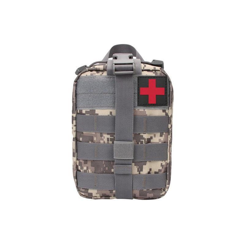 Tactical Molle Rip Away Emt Ifak Medical Pouch First Aid Kit Utility Bag Au Send - Grey Camouflage