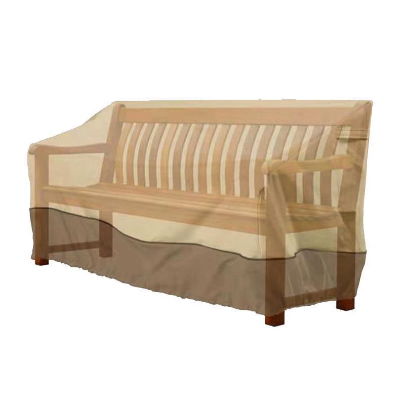 Outdoor Waterproof Patio Chair Cover Lounge Deep Seat Cover Furniture Sofa Cover Grey Black - 147*83*79CM
