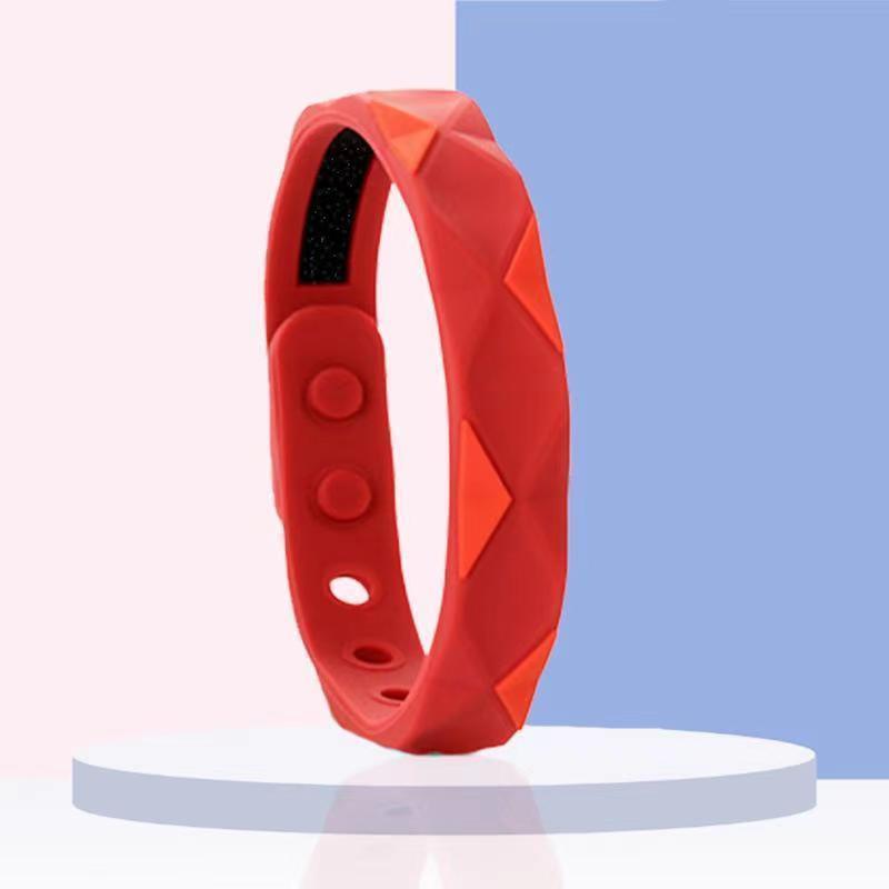 RedUp Far Infrared Negative Ions Wristband, Anti-Static Silicone Sport Bracelets - Black