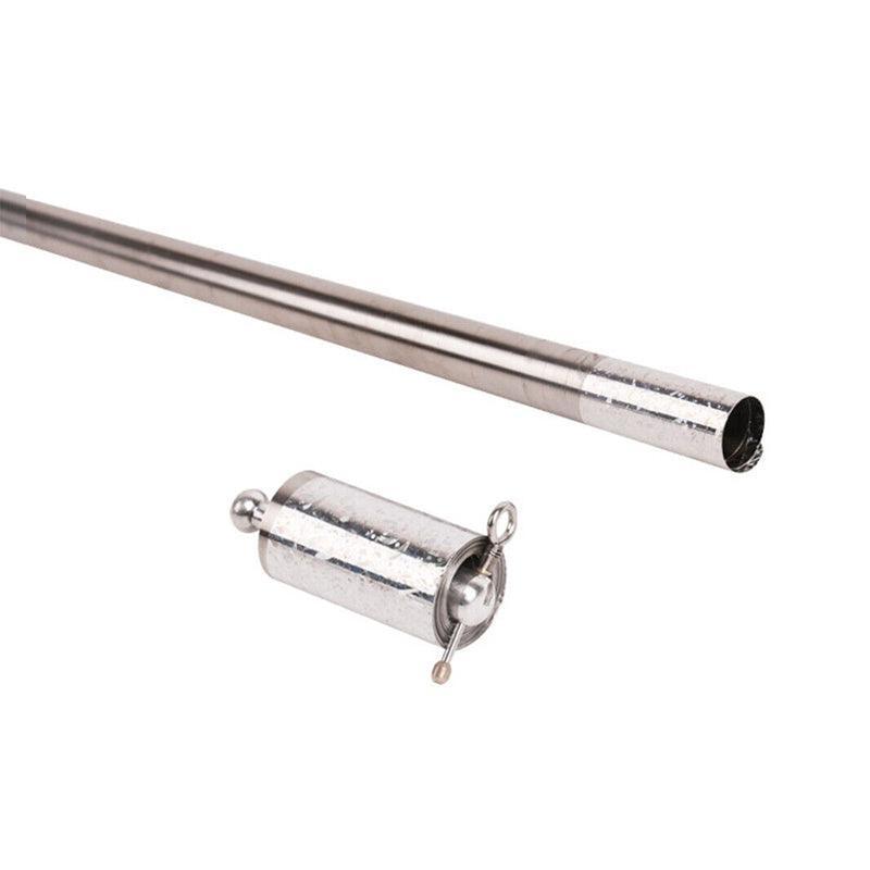 Magic Telescopic Portable Martial Arts Metal Pocket Staff Pocket 110Cm-150Cm - Silver1.3M