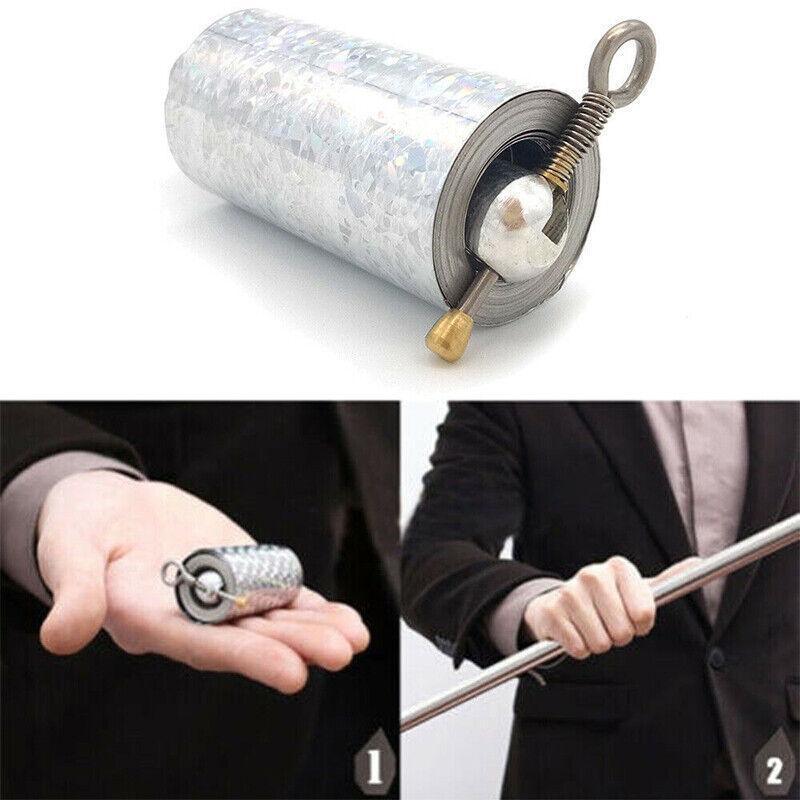 Magic Telescopic Portable Martial Arts Metal Pocket Staff Pocket 110Cm-150Cm - Silver1.5M