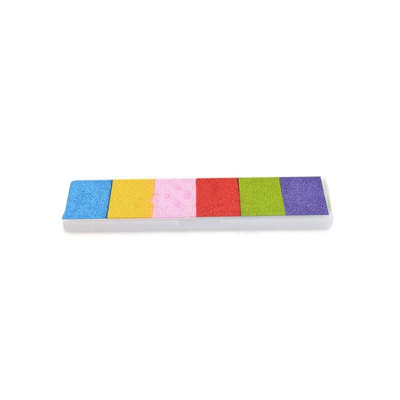 Gradient Color Ink Pad Inkpad Rubber Stamp Water Based Diy Finger Print 10 Colours - S2 Blue