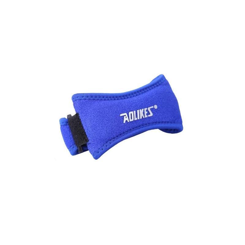 Aolikes Knee Strap Patella Jumper Gel Runner Tennis Sports Brace Support - Blue
