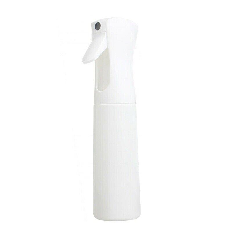 300ml Continuous Spray Bottle Ultra Fine Mist Dispenser Sanitizer Salon - White&Transparents