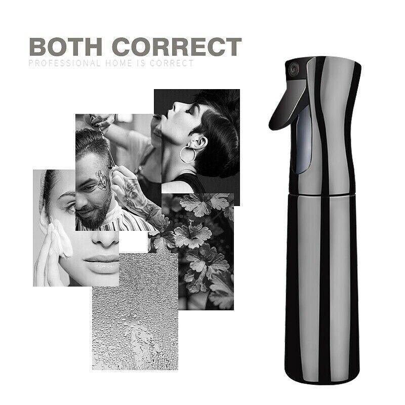 500ML Continuous Spray Bottle Ultra Fine Mist Dispenser Sanitizer Salon - White&Transparents