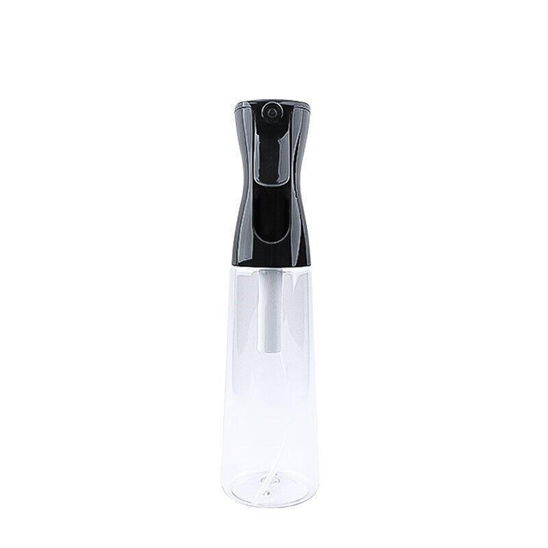 300ml Continuous Spray Bottle Ultra Fine Mist Dispenser Sanitizer Salon - Black&Transparents