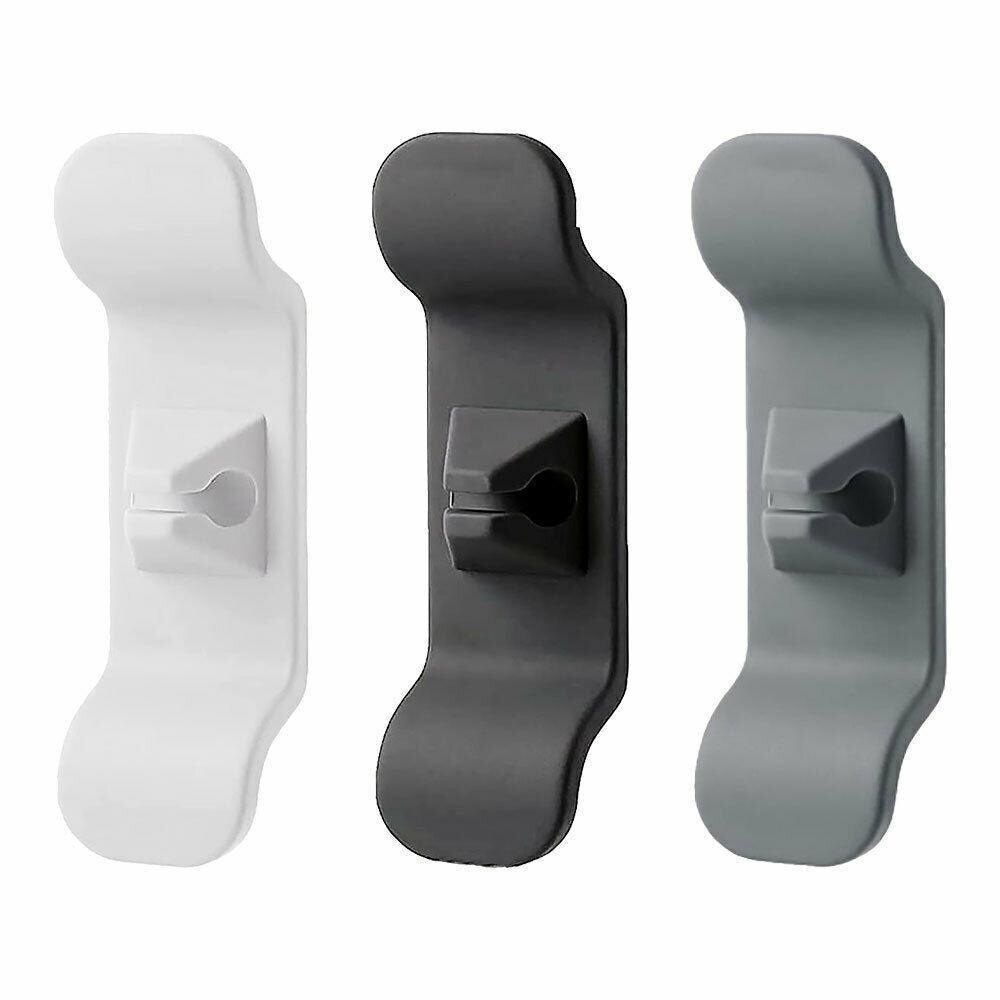 Cord Organizer Wrap Holder 4pcs Kitchen Appliance Cable Winder Adhesive Clip - 4PCS White
