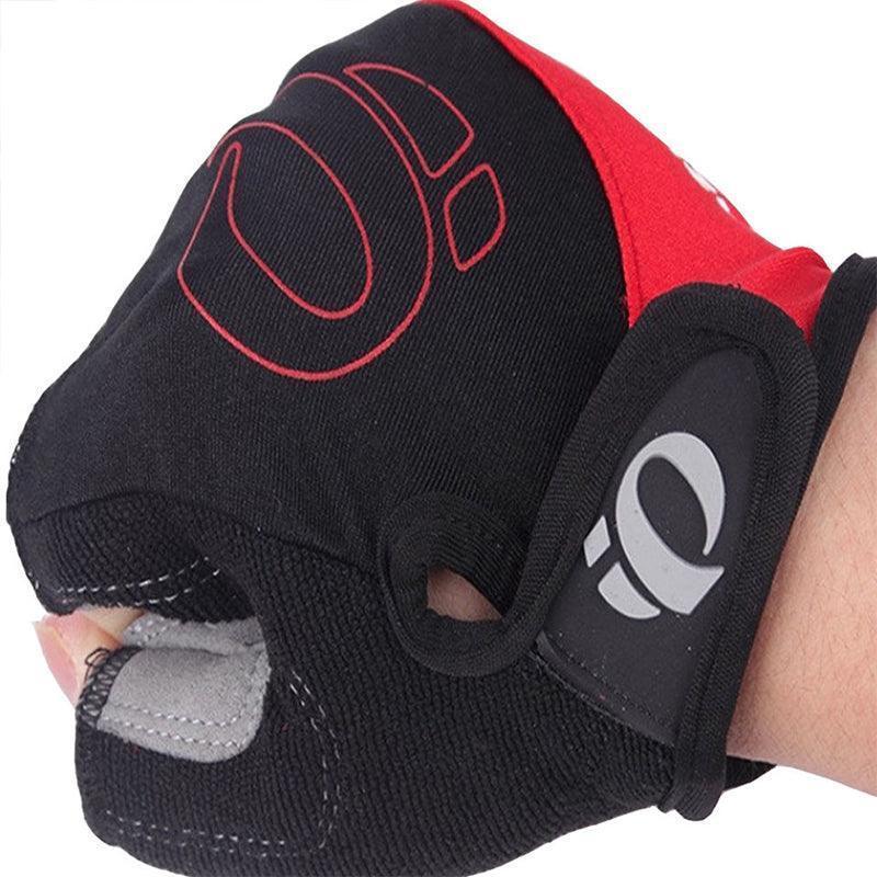 XL Size Cycling Bicycle Half Finger Bike Gloves Unisex Anti Slip Padded - Grey