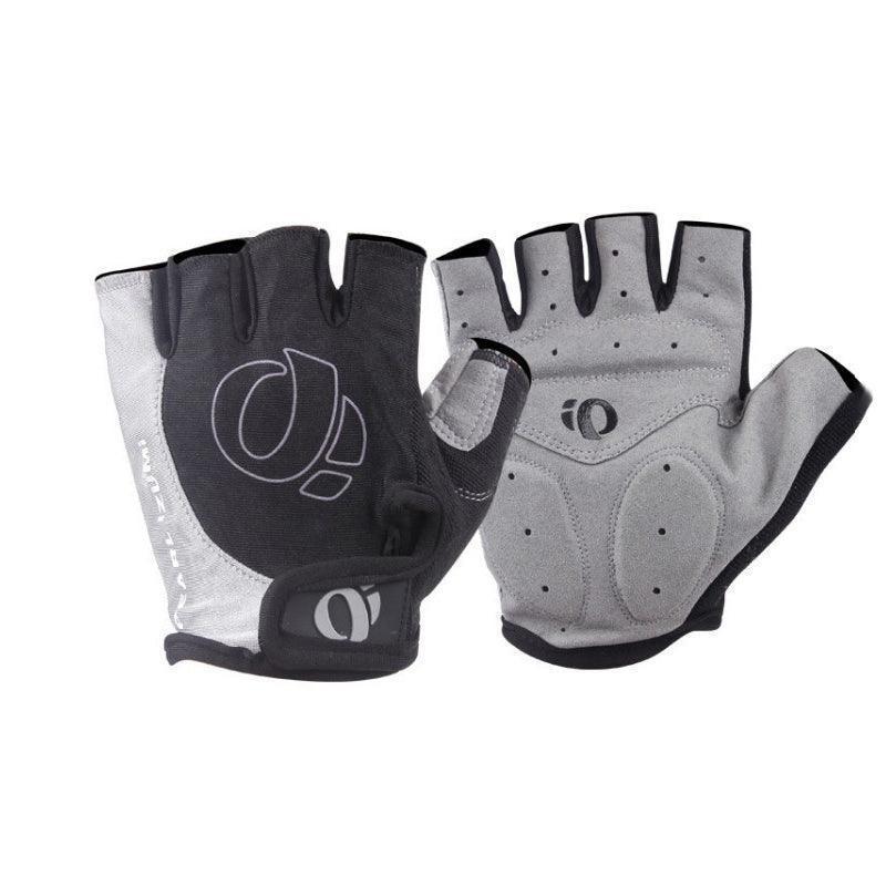 L Size Cycling Bicycle Half Finger Bike Gloves Unisex Anti Slip Padded - Yellow